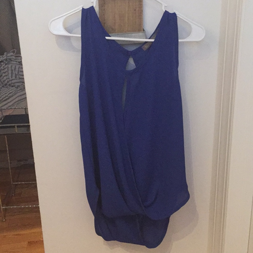 Open front and back tank